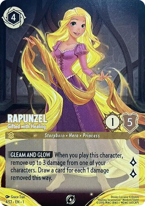 0004 Rapunzel - Gifted with Healing Promo Disney Lorcana Promo Cards