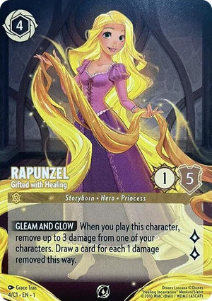 0004 Rapunzel - Gifted with Healing Promo Disney Lorcana Promo Cards