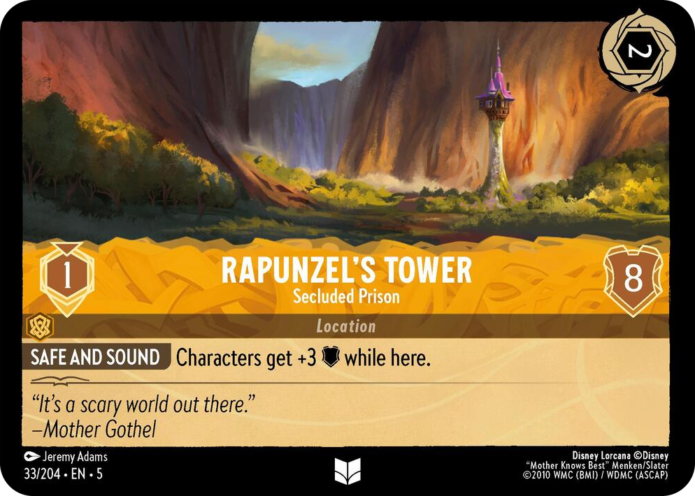 0033 Rapunzel's Tower - Secluded Prison Uncommon Shimmering Skies