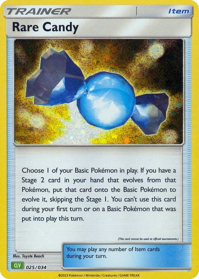 0025 Rare Candy (CLV) Classic Collection Trading Card Game Classic