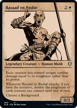 Rasaad yn Bashir (Showcase) #380 U - Commander Legends: Battle for Baldur's Gate Pokemon card