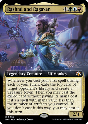 0094 Rashmi and Ragavan (Extended Art) M Commander: March of the Machine