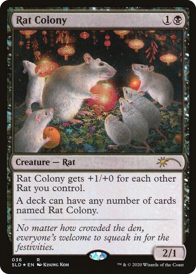 Rat Colony #36 R - Secret Lair Drop Series Pokemon card