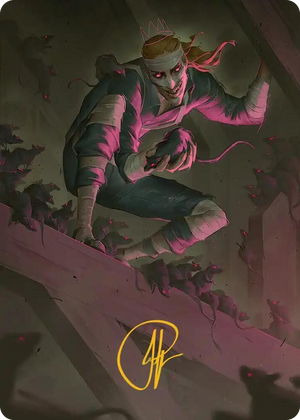 0053 Rat King, the Chaosbringer Art Card (Gold-Stamped Signature) S Art Series: Teenage Mutant Ninja Turtles
