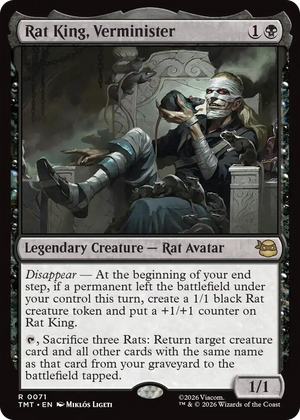 0071 Rat King, Verminister R Teenage Mutant Ninja Turtles