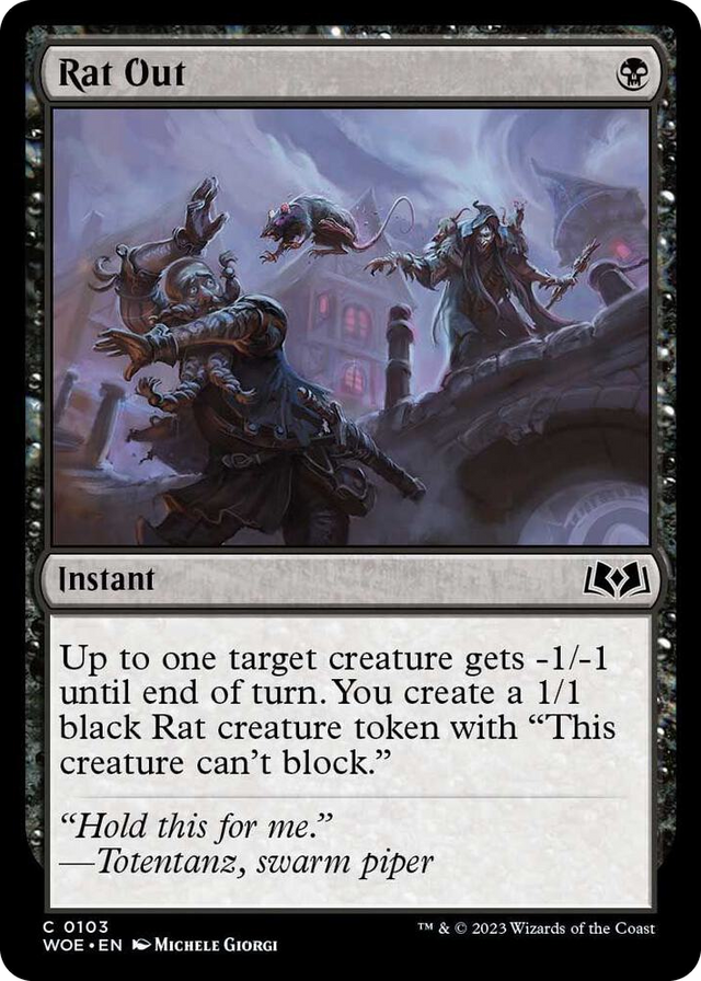 0103 Rat Out C Wilds of Eldraine