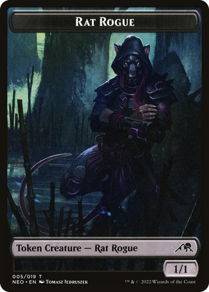 0005 Rat Rogue Token T Kamigawa: Neon Dynasty