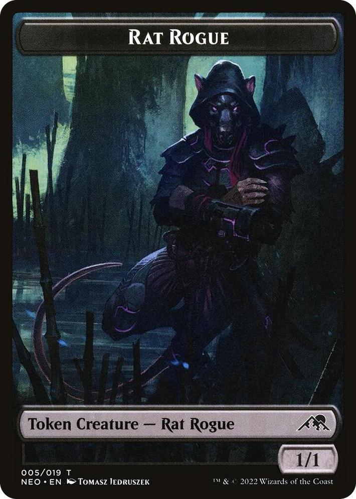 0005 Rat Rogue Token T Kamigawa: Neon Dynasty