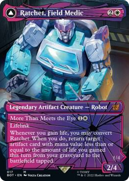 0017 Ratchet, Field Medic (Shattered Glass) M Universes Beyond: Transformers