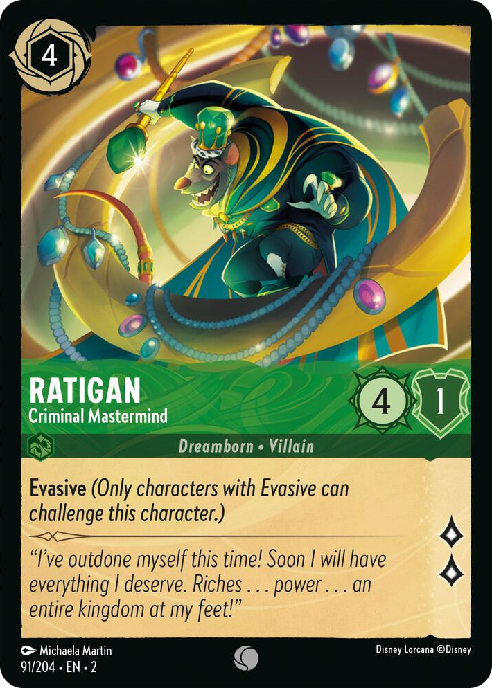 0091 Ratigan - Criminal Mastermind Common Rise of the Floodborn