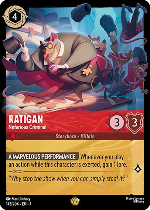 0143 Ratigan - Nefarious Criminal Legendary Archazia's Island