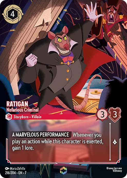 0216 Ratigan - Nefarious Criminal (Enchanted) Enchanted Archazia's Island