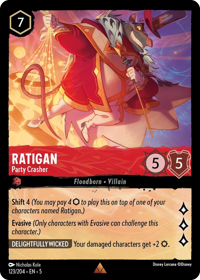 0123 Ratigan - Party Crasher Rare Shimmering Skies