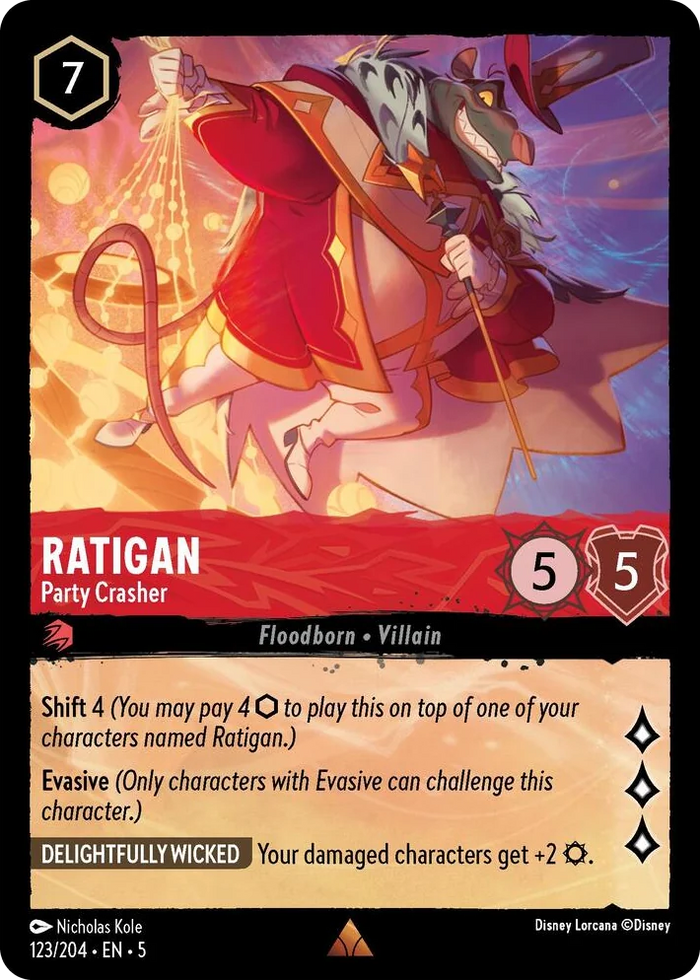 0123 Ratigan - Party Crasher Rare Shimmering Skies