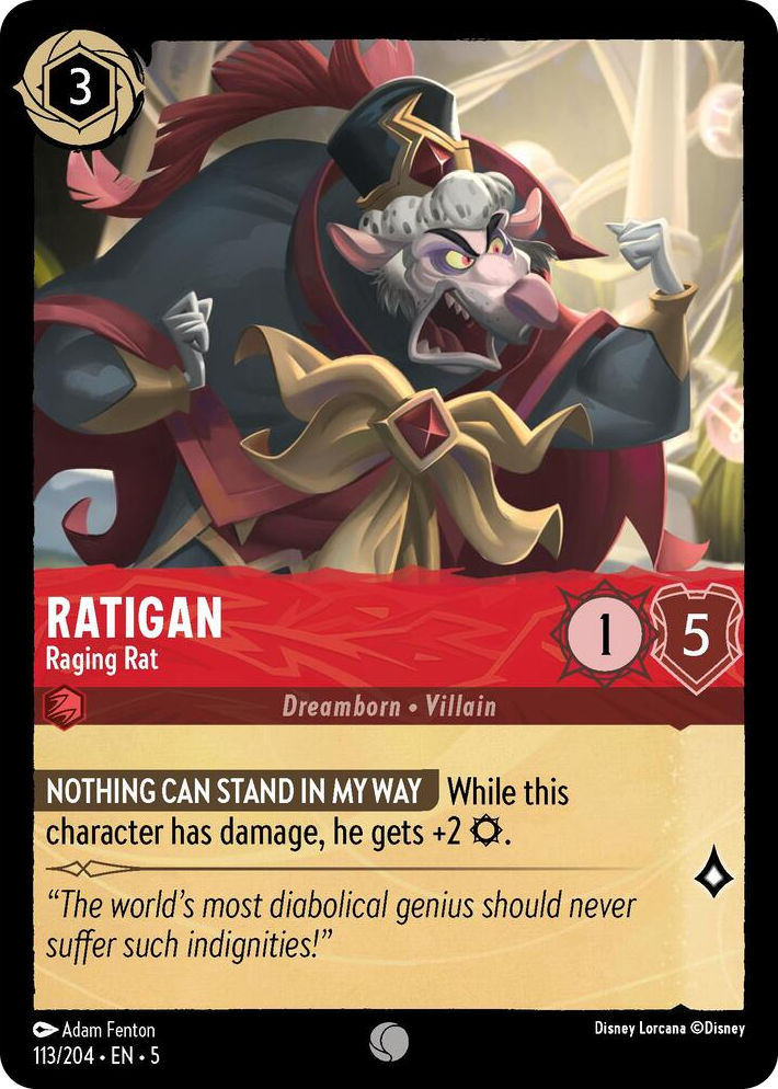 0113 Ratigan - Raging Rat Common Shimmering Skies
