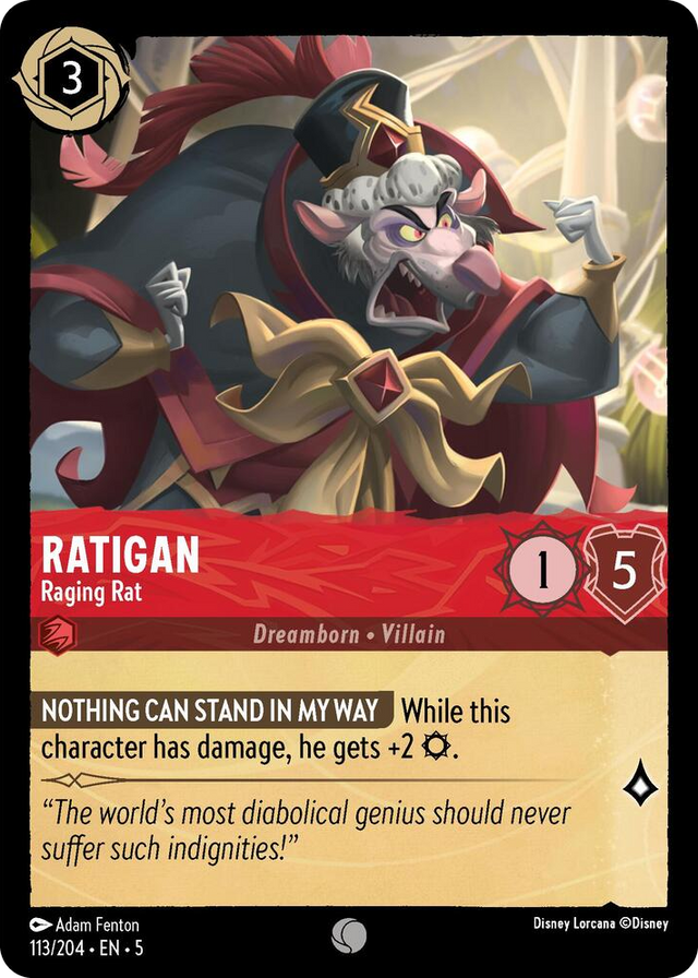0113 Ratigan - Raging Rat Common Shimmering Skies