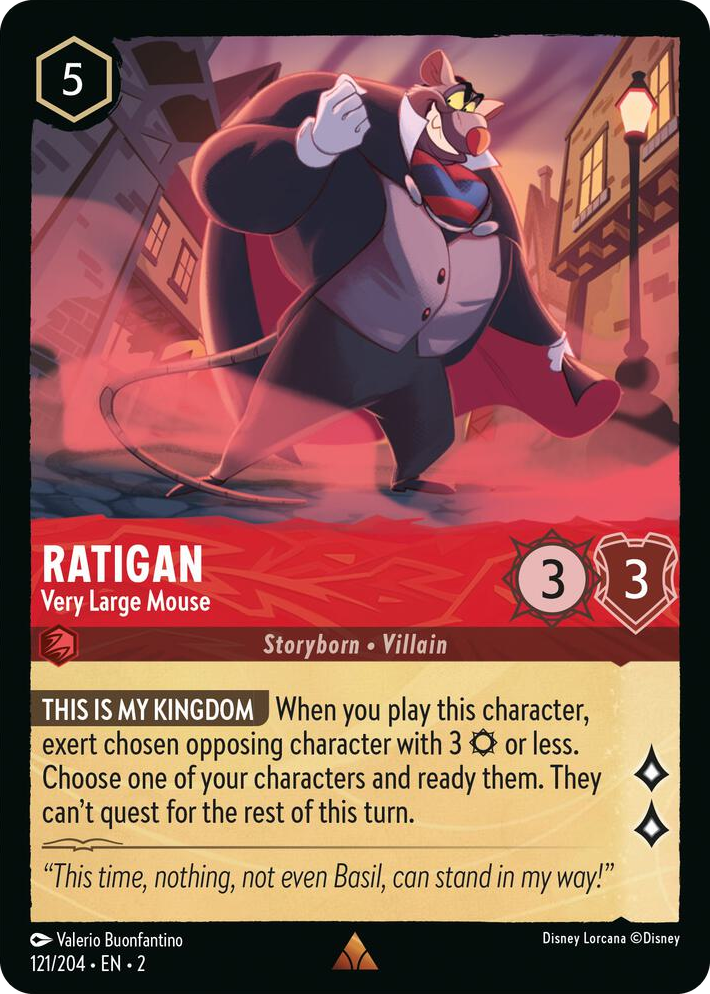 0121 Ratigan - Very Large Mouse Rare Rise of the Floodborn
