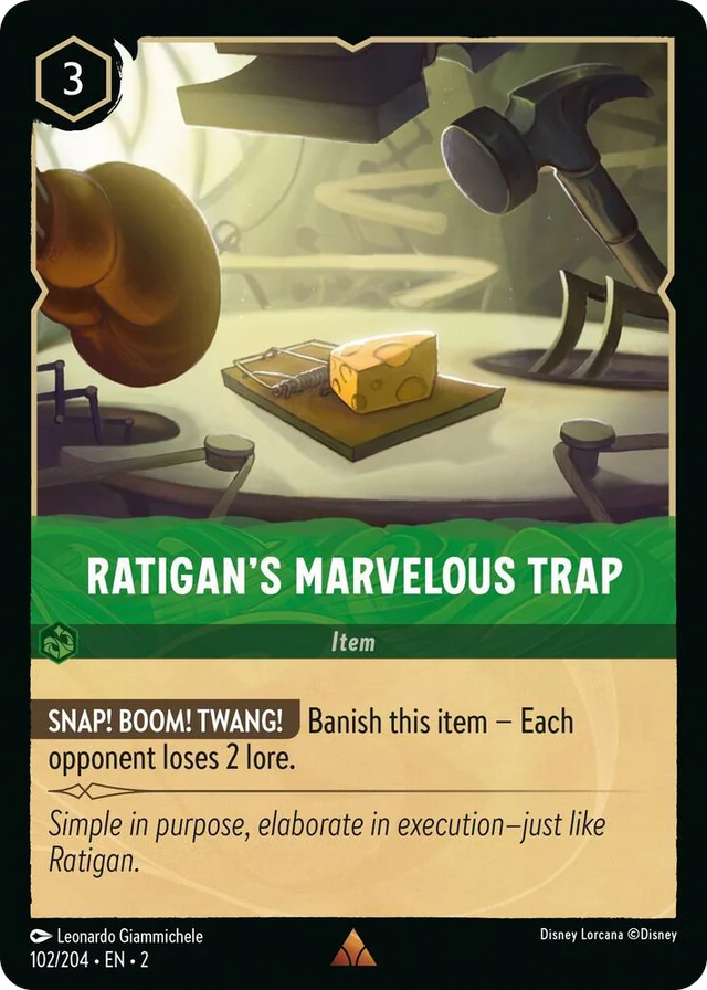 0102 Ratigan's Marvelous Trap Rare Rise of the Floodborn