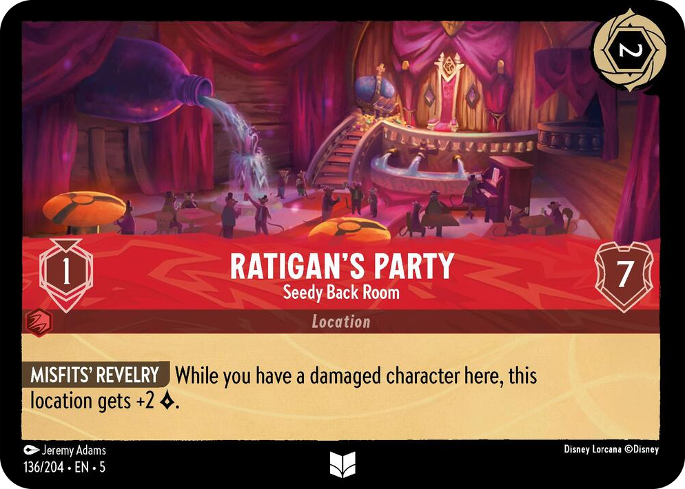 0136 Ratigan's Party - Seedy Back Room Uncommon Shimmering Skies