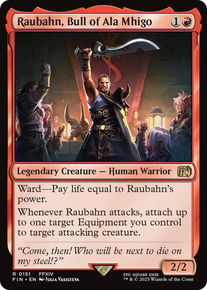Raubahn, Bull of Ala Mhigo #151 R - FINAL FANTASY Pokemon card