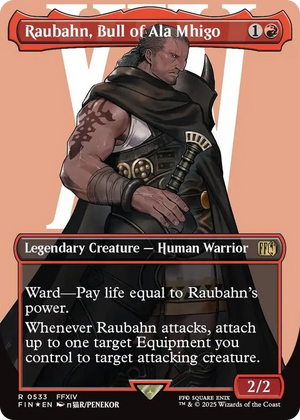 0533 Raubahn, Bull of Ala Mhigo (Borderless) (Surge Foil) R FINAL FANTASY