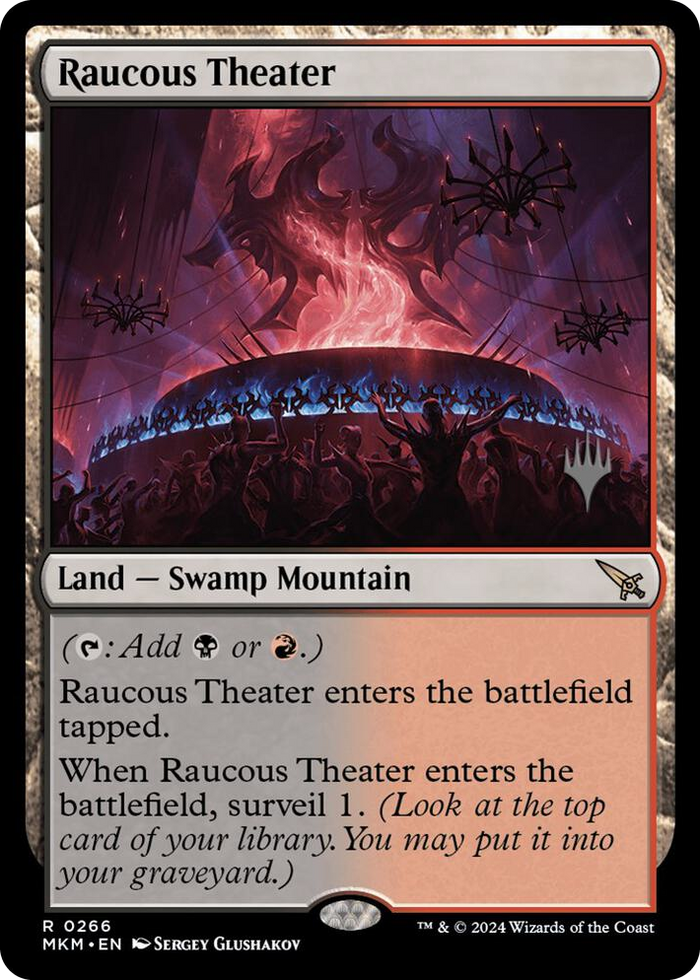 Raucous Theater #266 R - Promo Pack: Murders at Karlov Manor Pokemon card