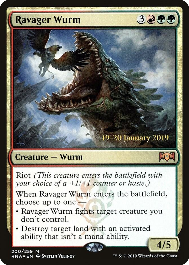 0200 Ravager Wurm M Prerelease Cards