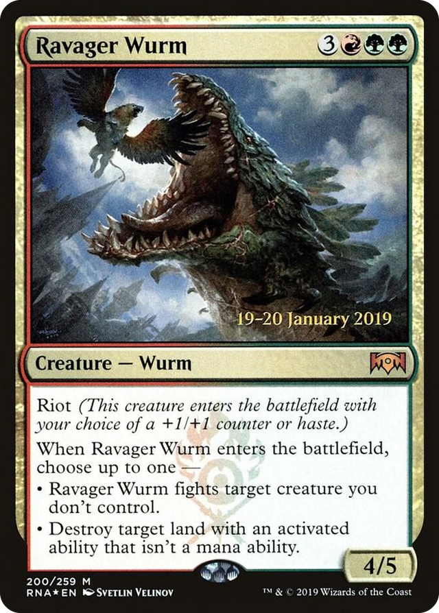 0200 Ravager Wurm M Prerelease Cards