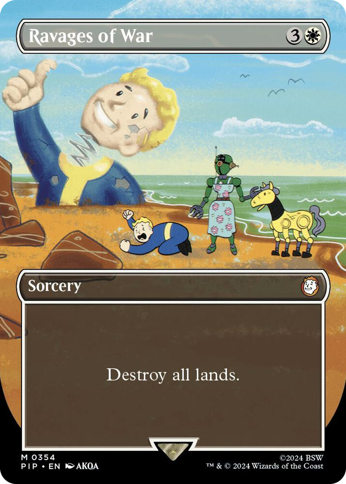 0354 Ravages of War (Borderless) M Universes Beyond: Fallout