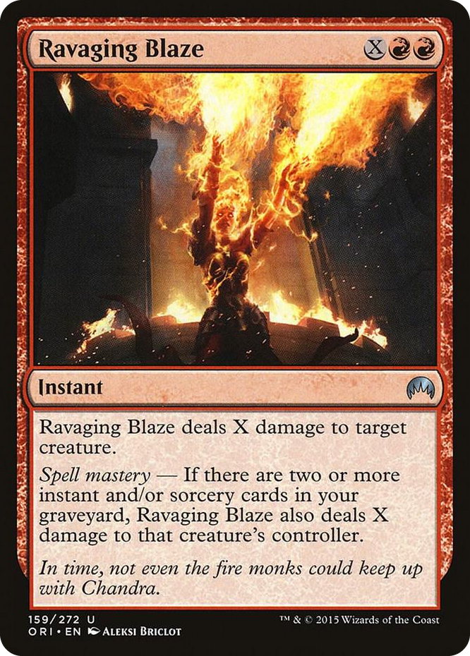 0159 Ravaging Blaze U Magic Origins