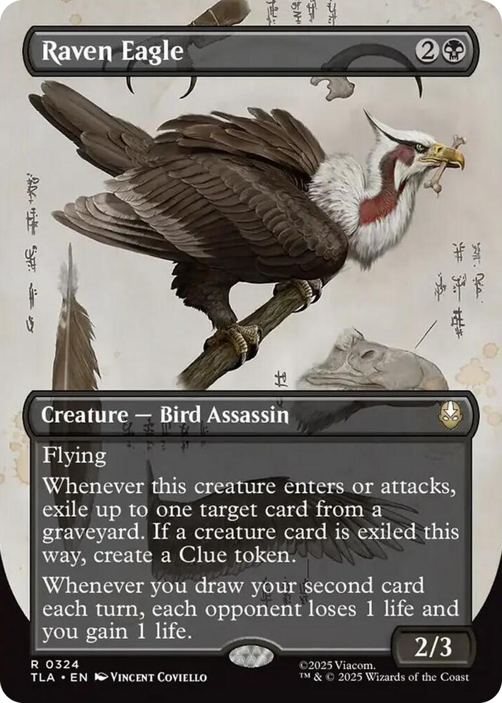 0324 Raven Eagle (Borderless) R The Last Airbender