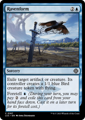 0167 Ravenform C Commander: The Lost Caverns of Ixalan