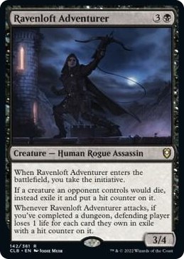 Ravenloft Adventurer #142 R - Commander Legends: Battle for Baldur's Gate Pokemon card