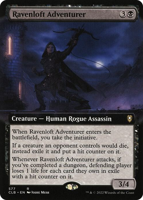 0577 Ravenloft Adventurer (Extended Art) R Commander Legends: Battle for Baldur's Gate