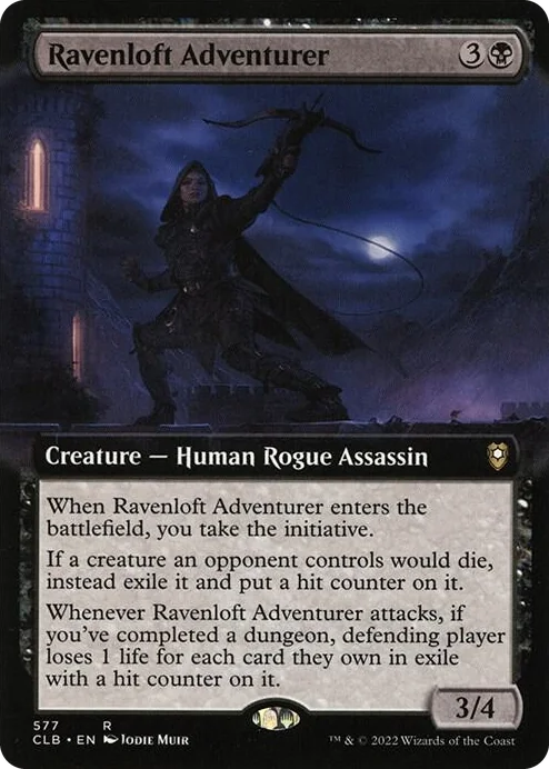 0577 Ravenloft Adventurer (Extended Art) R Commander Legends: Battle for Baldur's Gate