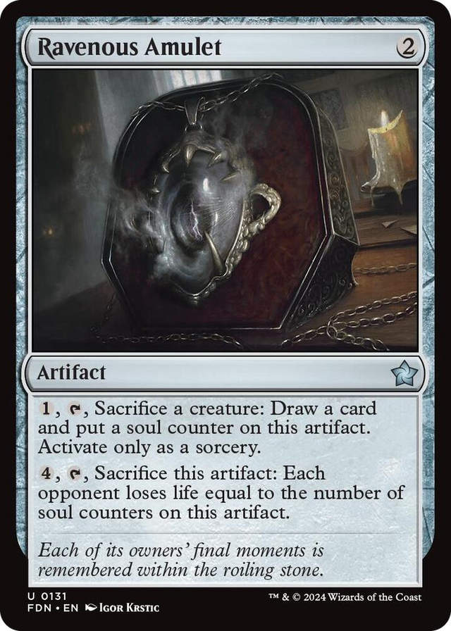 0131 Ravenous Amulet U Foundations