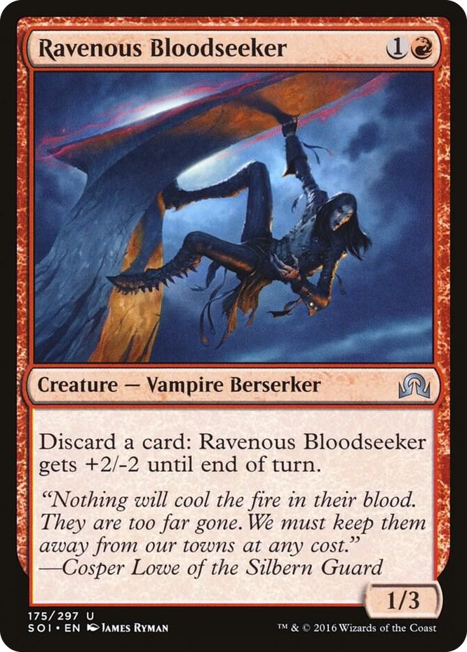 Ravenous Bloodseeker #175 U - Shadows over Innistrad Pokemon card