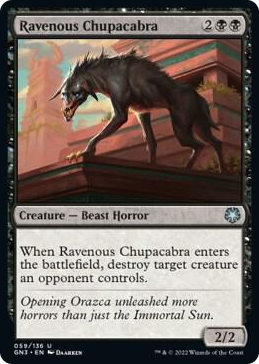 0059 Ravenous Chupacabra U Magic Game Night: Free-For-All