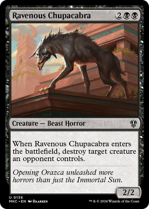 0136 Ravenous Chupacabra U Commander: Murders at Karlov Manor