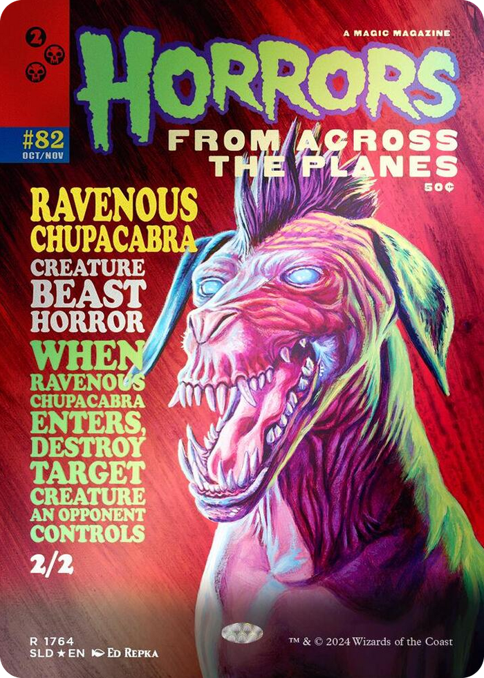 Ravenous Chupacabra (1764) (Rainbow Foil) #1764 R - Secret Lair Drop Series Pokemon card