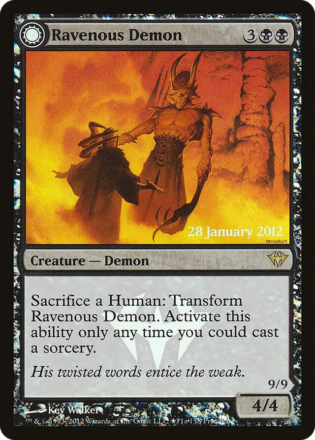 0071 Ravenous Demon P Prerelease Cards