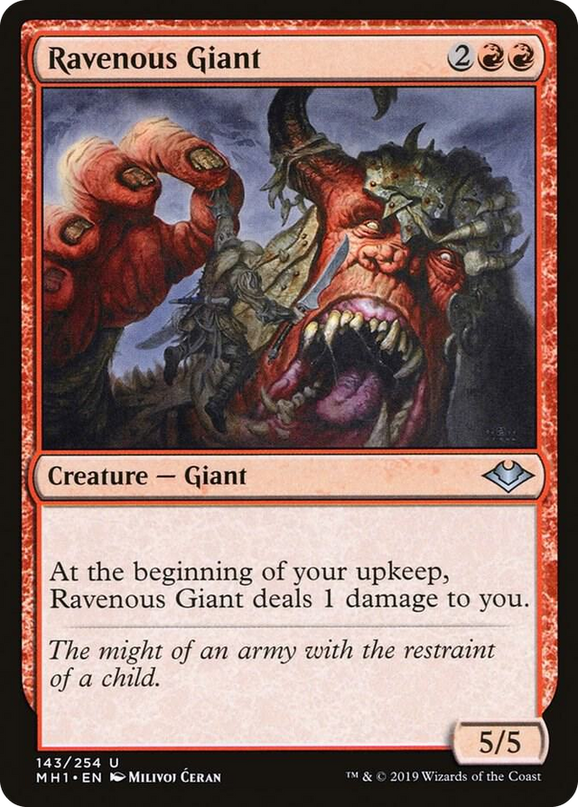0143 Ravenous Giant U Modern Horizons
