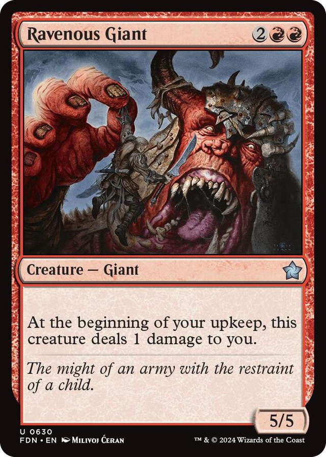 0630 Ravenous Giant U Foundations