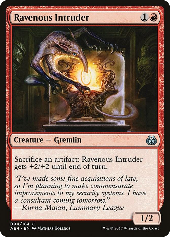 Ravenous Intruder #94 U - Aether Revolt Pokemon card