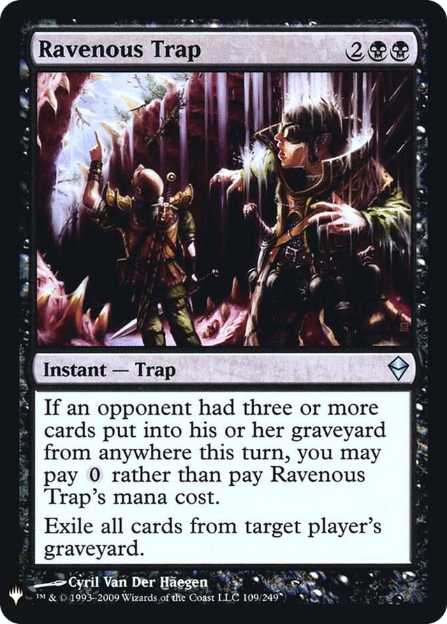 0109 Ravenous Trap U The List Reprints