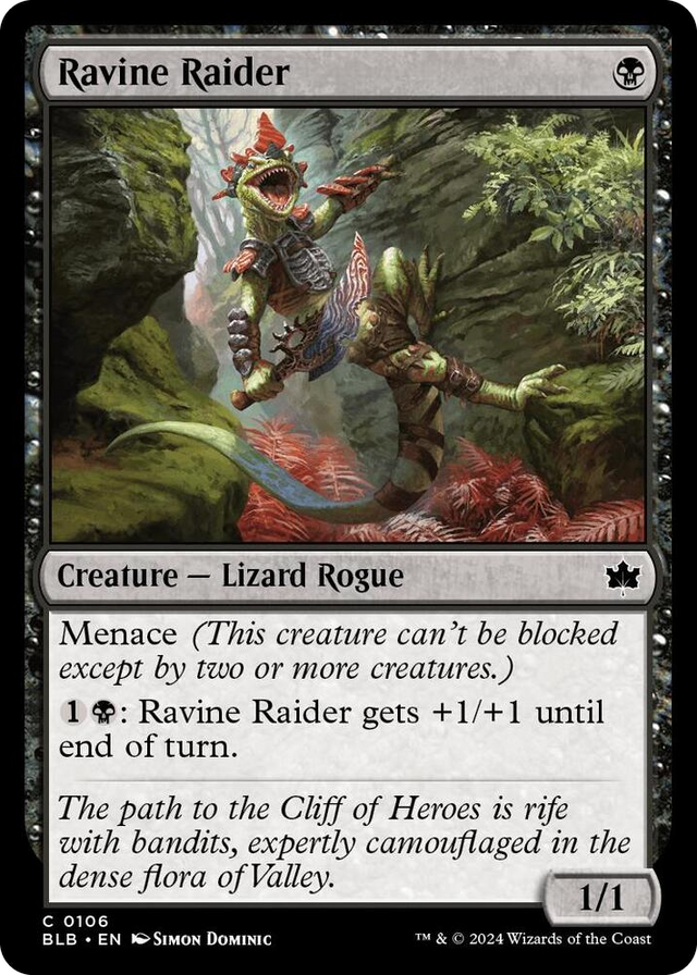 0106 Ravine Raider C Bloomburrow