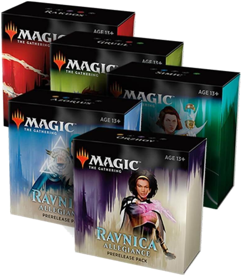 Ravnica Allegiance - Prerelease Pack [Set of 5] - Ravnica Allegiance sealed product