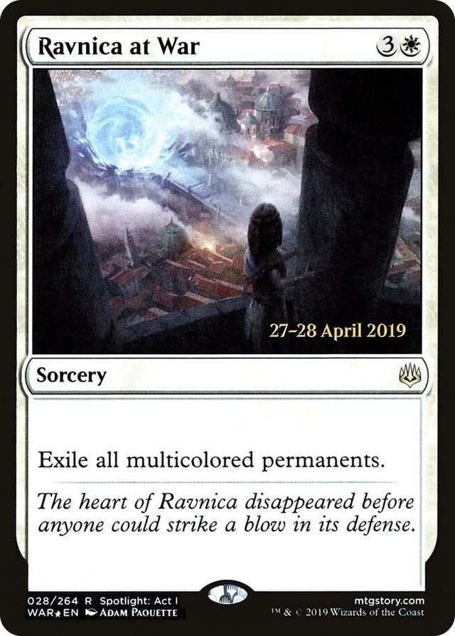 0028 Ravnica at War R Prerelease Cards