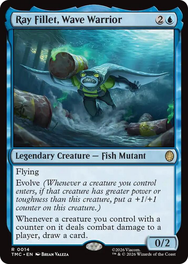 0014 Ray Fillet, Wave Warrior R Commander: Teenage Mutant Ninja Turtles