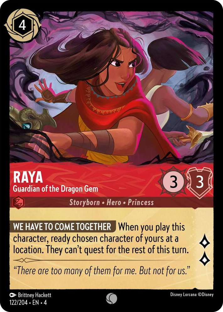 0122 Raya - Guardian of the Dragon Gem Common Ursula's Return